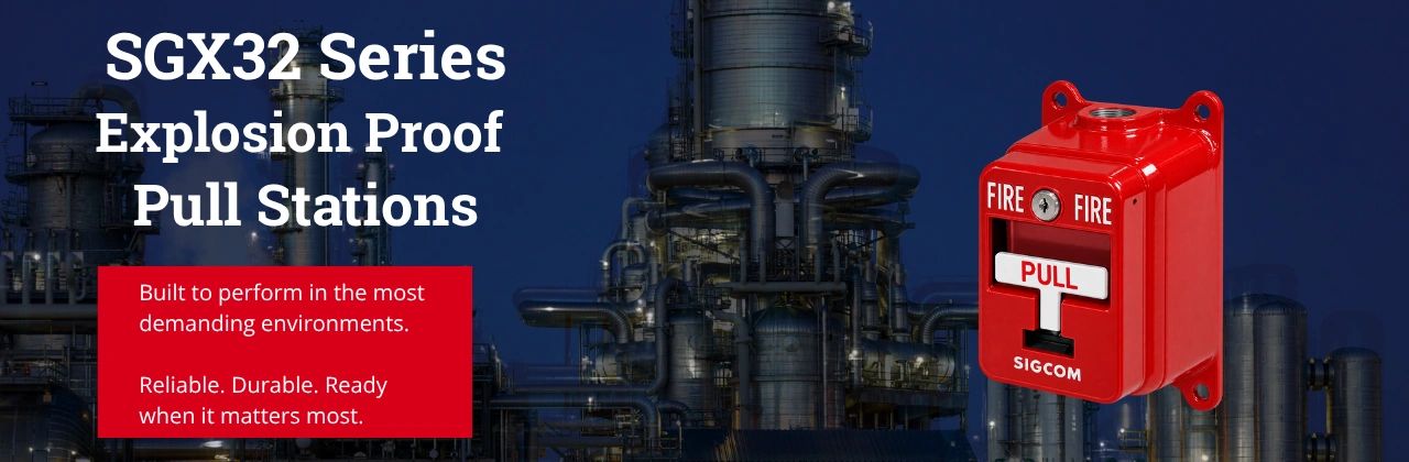 SGX32 Series Explosion Proof Pull Stations — built for demanding industrial environments